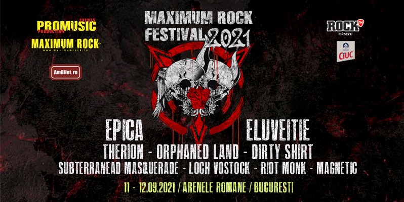 Comunicat de presă: Maximum Rock Festival 2021 va avea loc în perioada 11-12 septembrie la București