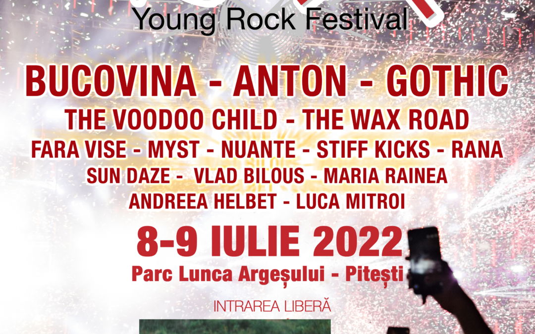 RebelX, Young Rock Festival. Trupa Nuanțe în concert, pe scenă, la Pitești