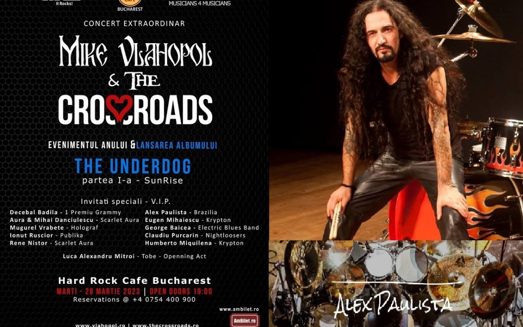 Alex Paulista, Brazilia. Lansarea albumului THE UNDERDOG. Hard Rock Cafe