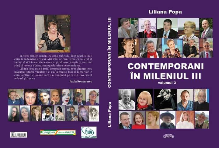 Liliana Popa. Contemporani în mileniul III. Volumul 3. Lansare de carte