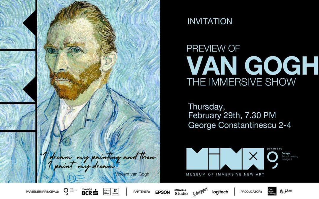 MINA anunță lansarea spectacolului  „Van Gogh, The Immersive Show”