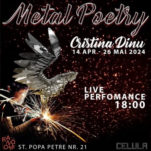 Metal Poetry. Cristina Dinu. Live Performance